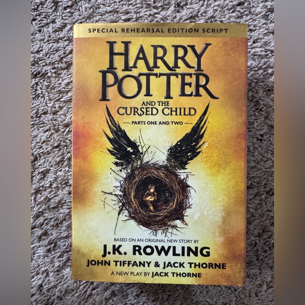 harry potter and the cursed child hardcover book First Edition